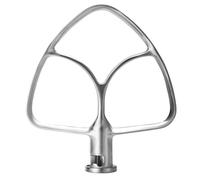Batteur plat en acier inoxydable pour mixeur KitchenAid à tête inclinable, robuste et passe au lave-vaisselle, convient pour KitchenAid Classic et Artisan Series