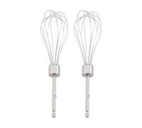 Batteurs de rechange compatibles Kenwood pour batteurs à main en acier inoxydable Turbo pour batteur à œufs, fouet pour mélanger la pâte et la pâte (12 tiges métalliques*)