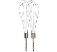 Batteurs mélangeurs 2 pièces, accessoire de fouet en acier inoxydable pour mélangeur à main pour farine, œufs, crème/7.9 pouces