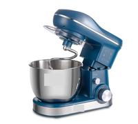 Batteurs sur socle, 2 Pièces 5L 1600W 6 Vitesses Tête Inclinable Conception En Acier Inoxydable Bol Mélangeur Sur Socle Électrique Planétaire,pour la pâtisserie