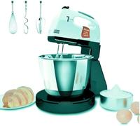 Batteurs sur socle, 7 vitesses avec bol en acier inoxydable 3QT, batteur sur socle et à main avec crochet pétrisseur, fouet, batteur mélangeur pour la cuisson (ER2)