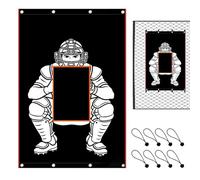 Batting Cage Backdrop, Weather Resistant Hitting Net, 48.03x72.05 inch Softball Protection Mat, High- Training Target with Reinforced Grommets, Vinyl Style, Practice Net for School and Backyard