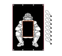 Batting Cages Backdrop, Heavy Duty, 48.03x72.05 inches Weather Resistant Hitting Net with Softball Cage Design, Outdoor Accessories for Backyard Court School Sports, Best Baseball Tool for Family Use