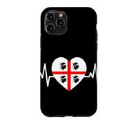 Battito Sardo Sardegna Coeur Quattro Mori Orgoglio Sardo Coque pour iPhone 11 Pro