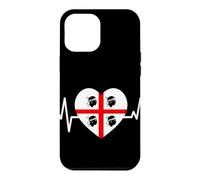 Battito Sardo Sardegna Coeur Quattro Mori Orgoglio Sardo Coque pour iPhone 12 Pro Max