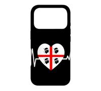 Battito Sardo Sardegna Coeur Quattro Mori Orgoglio Sardo Coque pour iPhone 17 Pro