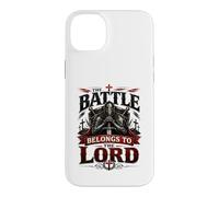 Battle Belongs to The Lord Christian Warrior Armor of God Coque pour iPhone 14 Plus