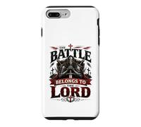 Battle Belongs to The Lord Christian Warrior Armor of God Coque pour iPhone 7 Plus/8 Plus