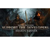 Battle Brothers Support the Developers and Kraken Banner (PC)