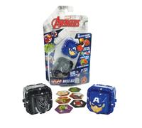 Battle Cubes BAV0000 Lot de 2 Paires de Ciseaux Univers Avengers en Papier Rock, Jeu de Ciseaux - Les Styles varient