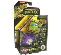 Battle Cubes Ninja Turtles Battle Cube - Leonardo Vs Shreder, Lot de 2 - Kit de Combat