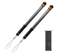 Battle d'exercice portable - Comprend des bâtons d'ancrage réglables pour un usage intensif Équipement professionnel pour la salle de sport Entraînements de fitness en plein air Entraînement de force