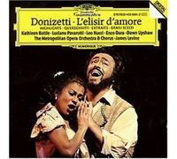 BATTLE KATHLEEN (soprano) - Donizetti-l'Elisir d'Amour-Battle-Pavarotti-Nucci-Met.Levine