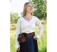 Battle-Merchant Blouse Médiévale Aila avec Lacet Nature Víkings Dames Costume