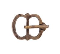 Battle-Merchant Boucle en laiton style médiéval - N° 8 - Largeur de la sangle : jusqu'à environ 19 mm.
