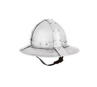 Battle-Merchant Casque Basculeau 14e Siècle avec Lanières 1,6 mm Acier