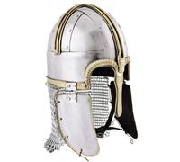 Battle-Merchant Casque Coppergate Kettenbrünne En Acier De 1,6Mm Viking