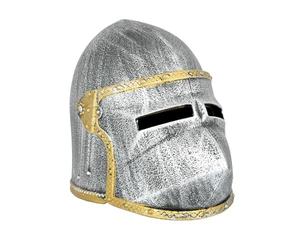 Battle-Merchant Casque de chevalier pour enfant - Avec visière rabattable - En plastique