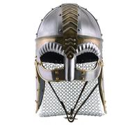 Battle-Merchant Casque Viking Beowulf Avec Couvre-Joues Et Cotte De Maille
