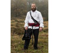 Moyen Âge Chemise Pirate Henry, Blanc