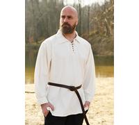 Battle-Merchant Chemise Du Moyen Âge En Coton, Naturel