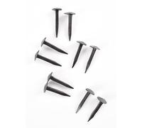 Battle-Merchant Lot de 10 clous forgés, 3,5 cm de long, forgés, en fer, noirs antiques