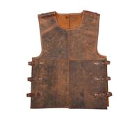 Battle-Merchant Fettleder Brustpanzer Sindri, Marron - Armure En Cuir