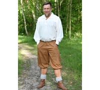 Battle-Merchant Knickerbocker Jonte Brun Moyen-Âge Viking LARP Bermuda Coton