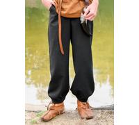 Battle-Merchant Large Pantalon Médiéval Enfant Thore, Noir Viking