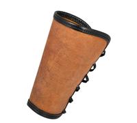 Battle-Merchant Paire de protège-bras médiévaux en cuir - Paire d'attelles de bras Viking - Armure en cuir - Accessoires médiévaux pour jeux de rôle et cosplay
