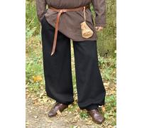 Battle-Merchant Pantalon Médiéval Hermann, Noir