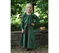 Battle-Merchant Robe Enfant Médiévale Ana Vert Coton