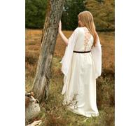 Battle-Merchant Robe Médiévale Ingrid Avec Lacets Au Dos, Naturel