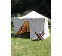 Battle-Merchant Tente de chevalier Herold 3 x 3 m 350 g/m² Rouge/bleu