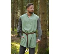 Battle-Merchant Tunika Ruvan à Lacets, Vert Lavé