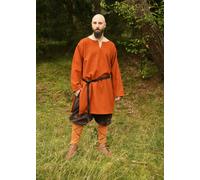 Battle-Merchant Tunique en Laine, Diamantköper, Orange-Rouge