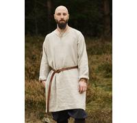 Battle-Merchant Tunique En Lin Médiévale, Naturelle Médiévale Viking LARP