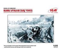 Battle Of Kursk(july 1943)(t-34-76(early 1943),pak 36(r )with Crew(4 Figures)) - 1:35e - Icm