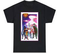Battle of The Planets Team G Force Gatchaman Short Sleeve Tee Black XXL