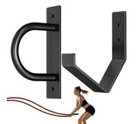 Battle Rope Hanger - Kit d'ancrage de corde de combat en acier métallique | Exercice de stockage mural et fitness | Ancrage de corde de combat avec vis de fixation | Kit d'ancrage de corde de bataille