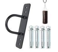 Battle Rope - Heavy Duty Steel Wall Mount Bracket For Suspension Straps | Multi-Function Hook Hanger For, Yoga Hammocks, Gym Rings & Sandbags | Secure Mount For Home Gym, Garage, Studio