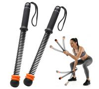 Battle Ropes - Corde d'exercice portable - Corde d'exercice robuste - Sans bruit - Corde de combat réglable - Corde d'exercice efficace GymBattle Rope - Pour les entraînements HIIT (noir)