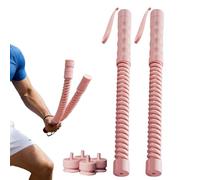 Battle Ropes For Home Gym - Portable Adjustable Resistance Equipment - 2 Piece Cordless Adjustable Resistance Weighted Ropes For Working Out Full Body Exercise Muscle Strength Building Home Gym