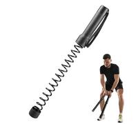 Battle Ropes Sans Corde Pondérées, Cordless Battle Ropes Portables avec Poignées Antidérapantes et, Ropeless Battl e Rope s pour Entraînement HIIT, Cardio et Force à la Maison (Noir 1pc)