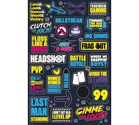 Battle Royale Poster Infographique 91,5 x 61 cm