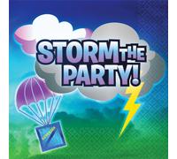Battle Royale - Serviettes "Storm The Party" (pack de 16) SG18267 (taille unique) (Coloré)