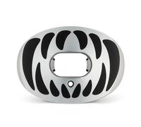 Battle Sports Predator Protège-dents de football Chrome Oxygen - Circulation d'air supérieure et meilleure performance, protection maximale et respirabilité, fonctionne avec les appareils dentaires
