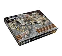 Battle Systems Fantasy Dungeon Terrain Cryptes & Cavernes Terrain Immersif Paysage pour D&D DND Maladum Pathfinder RPG Papier cartonné résistant imprimé des deux côtés