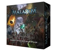 Battle Systems Maladum Dungeons of Enveron - Jeu de société fantastique pour 1 joueur à partir de 14 ans - Kit de démarrage avec terrain immersif solo, coopératif et jeu adversaire