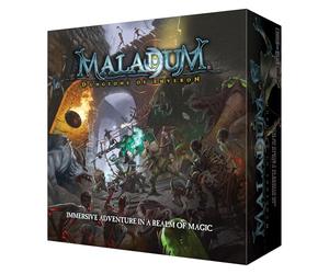 Battle Systems Maladum Dungeons of Enveron - Jeu de société fantastique pour 1 joueur à partir de 14 ans - Kit de démarrage avec terrain immersif solo, coopératif et jeu adversaire
